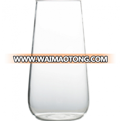 Square voss water glass bottle flat glass water bottle