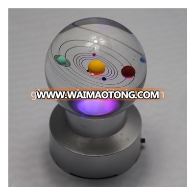 Home Decoration crystal ball Solar System Crystal Ball