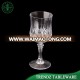 G102 Parties Weddings Used Clear Crystal PS Plastic Wine Glass